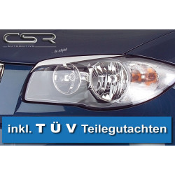 Scheinwerferblenden für BMW 1er E81,E82,E87,E88 chrom SB026
