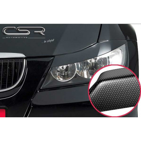 Scheinwerferblenden Carbon Look für BMW E90 / E91 3er SB056-C