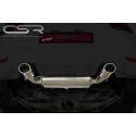 Heckansatz, Sportauspuff, Doppelendrohre Set für VW Scirocco 3 PS010