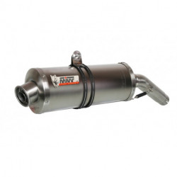 MIVV Exhaust APRILIA TUONO Fighter 1000 OVAL Edelstahl A.003.LX1