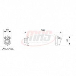 MIVV Exhaust APRILIA RSV 1000 OVAL Titan mit Carbon Kappe A.004.L4C