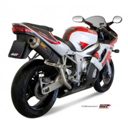 MIVV Exhaust YAMAHA YZF 600 R6 OVAL Carbon AY.003.L3