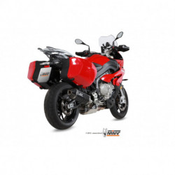 MIVV Exhaust BMW S 1000 XR SPEED EDGE Stahl in Schwarz B.025.LRB