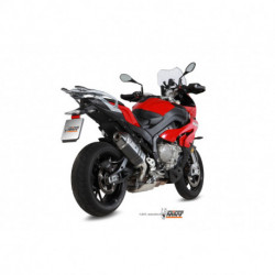 MIVV Exhaust BMW S 1000 XR SPEED EDGE Stahl in Schwarz B.027.LRB