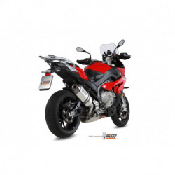 MIVV Exhaust BMW S 1000 XR SPEED EDGE Edelstahl mit Carbon Endkappe B.027.LRX