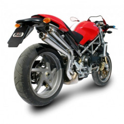 MIVV Exhaust DUCATI MONSTER S2R 800 X-cone Edelstahl D.011.LC1