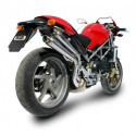 MIVV Exhaust DUCATI MONSTER S2R 800 X-cone Edelstahl D.011.LC1