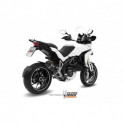 MIVV Exhaust DUCATI MULTISTRADA 1200 SPEED EDGE Stahl in Schwarz D.027.LRB