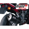 MIVV Exhaust HONDA CBR 900 RR OVAL Carbon H.011.LE