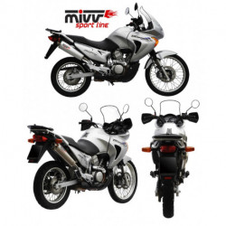 MIVV Exhaust HONDA XLV 650 TRANSALP OVAL Carbon H.023.L3
