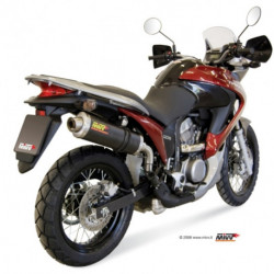 MIVV Exhaust HONDA XLV TRANSALP 700 OVAL Edelstahl H.040.LX1