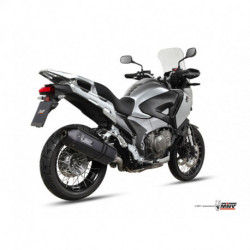 MIVV Exhaust HONDA CROSSTOURER SPEED EDGE Stahl in Schwarz H.045.LRB