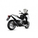 MIVV Exhaust HONDA INTEGRA 700 SPEED EDGE Stahl in Schwarz H.046.LRB