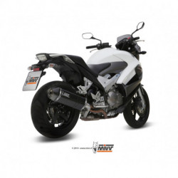 MIVV Exhaust HONDA CROSSRUNNER SPEED EDGE Stahl in Schwarz H.053.LRB