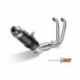 MIVV Exhaust KAWASAKI NINJA 300 GP Stahl in Schwarz K.036.LXB