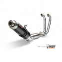 MIVV Exhaust KAWASAKI NINJA 300 GP Stahl in Schwarz K.036.LXB