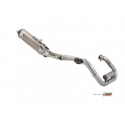 MIVV Exhaust HONDA CRF 450 OVAL Edelstahl mit Carbon Endkappe M.HO.026.SXC.F