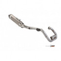 MIVV Exhaust HONDA CRF 450 OVAL Edelstahl mit Carbon Endkappe M.HO.026.SXC.F
