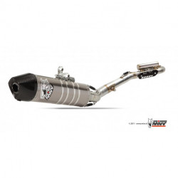 MIVV Exhaust KAWASAKI KX 250 F OVAL Edelstahl mit Carbon Endkappe M.KA.015.SXC.F