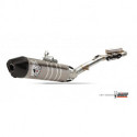 MIVV Exhaust KAWASAKI KX 250 F OVAL Edelstahl mit Carbon Endkappe M.KA.015.SXC.F