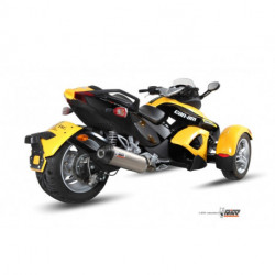 MIVV Exhaust CAN-AM SPYDER 1000 OVAL Titan mit Carbon Kappe Q.BO.005.SNC