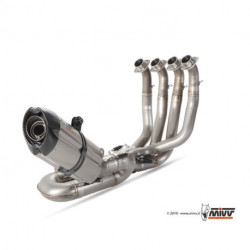 MIVV Exhaust HONDA CBR 1000 RR SUONO FULL TITANIUM mit Carbon Kappe R.HO.0002.S8