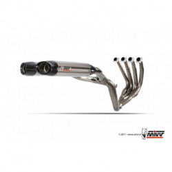 MIVV Exhaust YAMAHA YZF 1000 R1 SUONO FULL TITANIUM mit Carbon Kappe R.YA.0004.S8