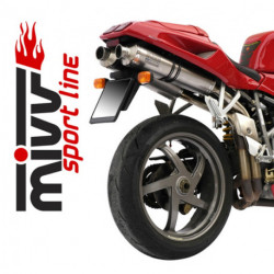MIVV Exhaust DUCATI 748 OVAL Edelstahl UD.005.LX1