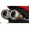 MIVV Exhaust HONDA CBR 600 RR X-cone Plus Edelstahl mit Aluminium Endkappe UH.027.LP1