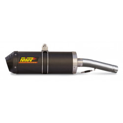 MIVV Exhaust HONDA CBR 1000 RR OVAL Carbon mit Carbon Kappe UH.032.LEC