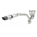 MIVV Exhaust HONDA CBR 600 RR SUONO Edelstahl mit Carbon Kappe X.HO.0001.S7