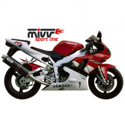 MIVV Exhaust YAMAHA YZF 1000 R1 OVAL Carbon Y.001.L3