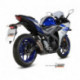 MIVV Exhaust YAMAHA YZF R25 DOUBLE GUN FULL TITANIUM Y.048.LDG