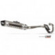 MIVV Exhaust HONDA CRE F 250 R OVAL Edelstahl mit Carbon Endkappe M.HO.031.LXC.F