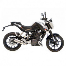 SBK LV ONE KTM DUKE 125/200 i.e. INOX SLIP-ON 8725
