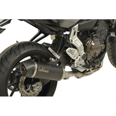 SBK NERO 2/1 YAMAHA MT-07/ABS FZ-07 INOX FULL SYSTEM 2/1 14018