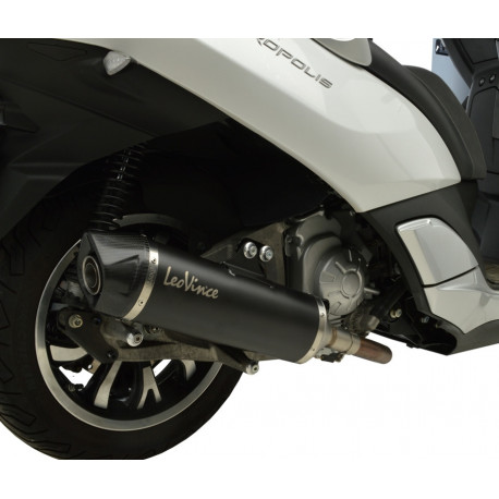 SBK NERO PEUGEOT METROPOLIS 400i INOX SLIP-ON 14019