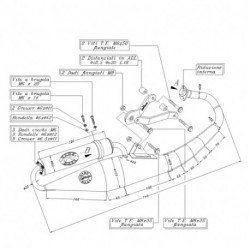H.M.TT PIAGGIO TYPHOON/50 - ZIP FAST RIDER - ZIP KAT air cooled FULL SYSTEM 4064