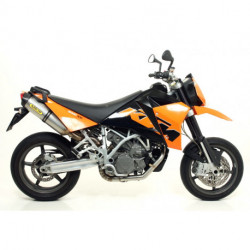 Arrow Endschalldämpfer-Paar Race-Tech Titan Carbon Endkappe KTM 950 SM 72613PK