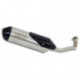 Arrow Endschalldämpfer Reflex 2.0 Edelstahl mit Schwarzer Endkappe PIAGGIO VESPA GT 200 53530STP