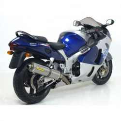 Arrow Endschalldämpfer-Paar Maxi Race-Tech Aluminium Edelstahl-Endkappe SUZUKI GSX 1300 R Hayabusa 71717AO