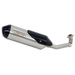 Arrow Endschalldämpfer Reflex 2.0 Edelstahl mit Schwarzer Endkappe SYM Citycom 300 53523STP