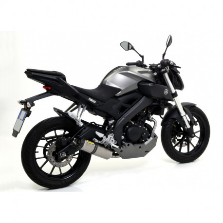 Arrow Endschalldämpfer Street Thunder Aluminium mit Carbonendkappe YAMAHA MT-125 51513AK