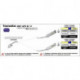 Arrow Endschalldämpfer Street Thunder Aluminium Edelstahl-Endkappe YAMAHA WR 125 R 52505AK