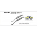 Arrow Endschalldämpfer-Paar Street Thunder Titan Edelstahl-Endkappe YAMAHA XT 660 R 72603PO