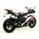 Arrow Endschalldämpfer Thunder Aluminium Dark Edelstahl-Endkappe YAMAHA YZF 600 R6 71699AON