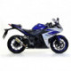 Arrow Endschalldämpfer Thunder Aluminium mit Carbonendkappe YAMAHA YZF R 25 71831AK