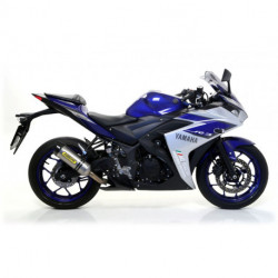 Arrow Endschalldämpfer Thunder Aluminium mit Carbonendkappe YAMAHA YZF R 25 71831AK