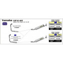Arrow Endschalldämpfer Street Thunder Aluminium Dark mit Carbonendkappe YAMAHA YZF R 125 51503AKN