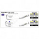 Arrow Endschalldämpfer Street Thunder Aluminium Dark Edelstahl-Endkappe YAMAHA YZF R 125 51503AON